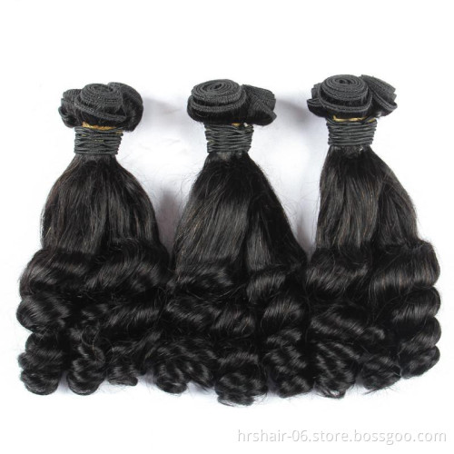 factory supply cuticle aligned Brazilian human hair natural black kinky curly 8A bundles